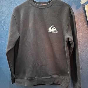 🖤 Quiksilver Men’s Crewneck Sweatshirt – Black | Size Small 🖤